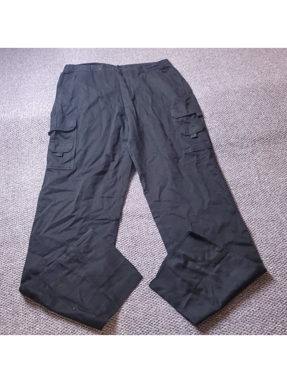 KingSize Cargo Pants Mens 42 x40 T Big Tall Black Chino Khaki Cotton